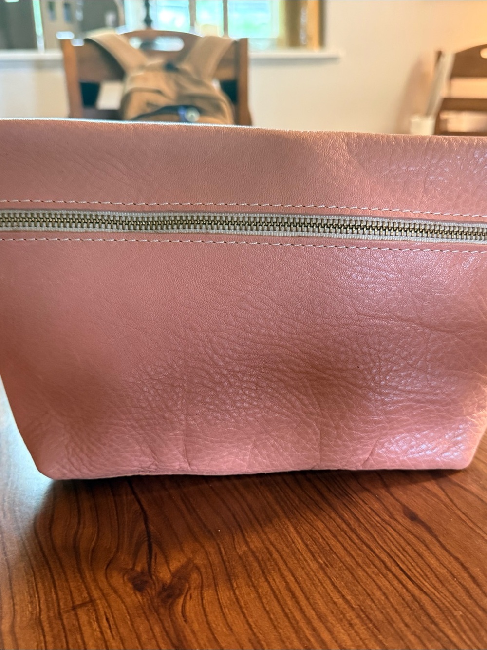 PLG Quartz Leather Cosmetic Pouch - Stylish Travel Makeup Bag